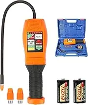 Refrigerant Leak Detector, 0.1 oz/yr Freon Leak Detector R134A R410A R22 SF6 HVAC Leak Detector Halogen Gas Tester (Included Battery)
