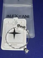 Alex And Ani Halloween GHOST HERE FOR THE BOOS Textured Bangle Bracelet New