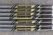 4-PW TRUE TEMPER TOUR ISSUE 120 DYNAMIC GOLD X100 .355" TAPER TIP IRON SHAFTS