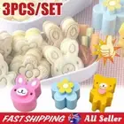 3X Flower Bread Mold Cake Toast Bento Maker Sandwich Cutter Rabbit Crust CookZR