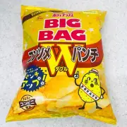 Calbee potato chips !W! Double Consom Flavor Japanese Love Chips BIG BAG 145g