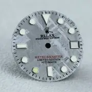 Relax dial ,Grey meteorite diall , for NH35/36 movement 28.5mm