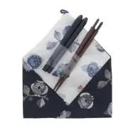 Made in Japan Chopstick Bag Set My Chopsticks Owl Mobile Navy