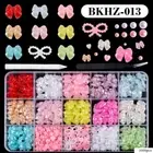 Flatback Pearls Flatback Pearls Set Nail Accessories for Manicure DIY Crafts