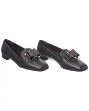 Ferragamo Zaneta Leather Flat (Authentic Pre-Loved)