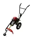 Wheel Brush Cutter Whipper Snipper Trimmer 65cc Petrol Walk Behind 2 Stroke