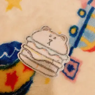 LINE FRIENDS 熊大 布章 燙布貼 布貼 補丁 漢堡 可愛 全新 小熊 幼稚園 記號 包包 上衣 裝飾