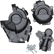 Engine Guard Motorcycles Engine Cover Protection Case Fit for Suzuki GSX-8S 2023-2024 V-Strom 800DE 2023-2024 Guard Crash Bar(1 Set-BK)