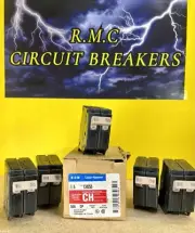 NEW PACK OF 5 Eaton Cutler-Hammer CH250 50 Amp 2 Pole 120/240V Breakers