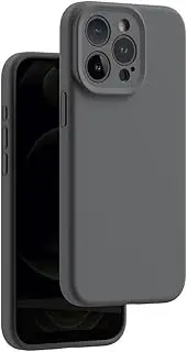 EiYioun for iPhone 13 Pro Max Liquid Silicone Rubber Case - Anti-Scratch Full Body Screen Camera Protective Cover with Soft Microfiber Lining
