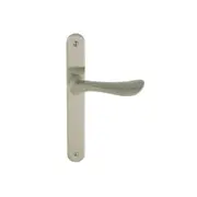 Zanda Astron Juno Longplate Door Lever Handle Only Brushed Nickel 7046.BN