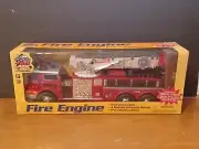 1999 Toys R Us Fast Lane Trucks Fire Engine W/ Realistic Aerial Ladder 18"