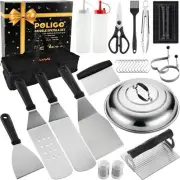 POLIGO 28PCS Griddle Accessories Kit, Flat Top Grill Set for...