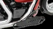Covington Driver Floorboards Dimpled Gloss Black Classic 82-13