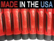 8 Red Lamkin Dual Density Torsion Control Prototype REMINDER Golf Grips USA