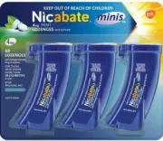 Nicabate Minis 4mg Mint - 60 lozenges **New Formulation**