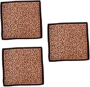 [VALICLUD] Leopard Print Scarf for Women Thin Square Hair Scarf Versatile Neck Kerchief Fashionable present for Mother's Day Elegant Skin Friendly Design