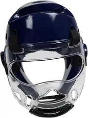 ａ aternee Karate Headgear Protective Gear Removable Mask with Face Boxing Headgear Taekwondo Head Gear for Boxing Sparring Muay Thai Taekwondo