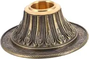 Generic Handheld Copper Prayer Wheel Base Durable Prayer Wheel Holder with Functional Design for Smooth Rotation Artistic Copper Support for Buddhist Practices