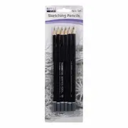 The Art Studio Sketching Pencil Set 3H-6B (6 Pieces)