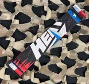 NEW KM Paintball Universal JT Goggle Strap - 09 Heat Black/Red