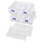 Tackle Box Fishing Tackle Box Storage Box 2 Pack Compartment Storage Box6158