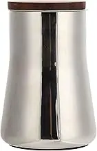 Powder Sugar Shaker with Lid - Stainless Steel Fine Mesh Shaker Powder Sugar Shaker, Powder Cocoa Flour Chocolate Coffee Sifter Sprinkler Dredgers for Coffee Cappuccino Latte