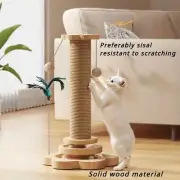 Durable Wooden Cat Tree Scratching Posts, Teaser Wands, And Scratching Boards