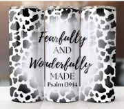 20oz Stainless Steel Insulated Tumbler Psalm 139:14 - Religious Gift