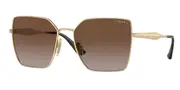 Vogue Eyewear VO4284S Polarized 848/T5 Men's Sunglasses Gold Size 56