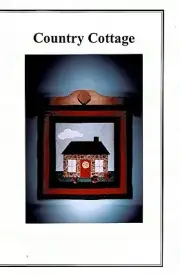 Dinah's Quilts & Accents Wall Hanging Quilt Kit 18” x 18” - "Country Cottage"