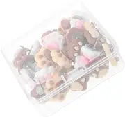 TOGEVAL 30pcs Dog Paw Push Pins Cute Animal Wall Decor Pins Pretty Thumb Tacks for Office Bulletin Board Resin Metal Wall Hanging Accessories