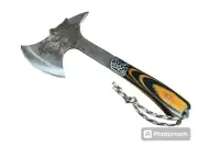 Woft Print Axe With Wood Handle Multifunctional Tomahawk-Brand New