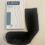 Jobst Compression Knee Socks 15-20 Mmhg Black Closed Toe Small New!