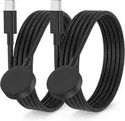 2Pack for Apple Watch Charger USB C Magnetic iWatch Charger Cable Fast Charging Cord Compatible with Watch Ultra2 Ultra Series 9 8 7 6 SE SE2 5 4 3 2 1-3FT(1M) Black