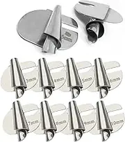 SAHENITEANA 8 Pack Sewing Rolled Hemmer Foot,3mm-10mm 8 Sizes Rolled Hem Foot, Home Industrial Curved Scroll Hemmer Foot Accessories and Tools