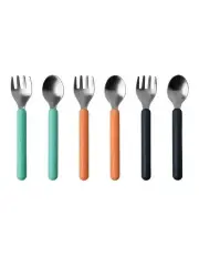 [Boon] Chow Stainless Steel Utensils (18 Months+) 6 Pieces in Multi