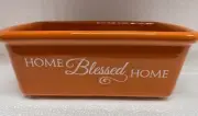 HOME BLESSED HOME Abbey Press 2014 mini loaf pan NWT