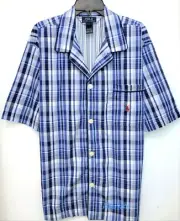 Polo Ralph Lauren Men's Plaid 100% Cotton Fashion Woven Pajama Top