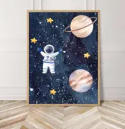 [Namly Design] Astronaut in Space Poster