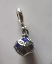 NIB Pandora Ltd. Edition 2019 Glass Dome Christmas Ornament & Charm 798512C01