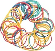 60pcs Colorful Rubber Bands Thick Elastic Band Rubber Bands for Women Industrial Rubber Bands Household Rubber Rings Rubber Bands for Hair Women Tie Dye Rubber Bands Eraser ifundom