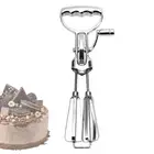 Egg Manual Egg Blender Rotary Hand Crank Mixer Stainless Steel Cake Baking Tools