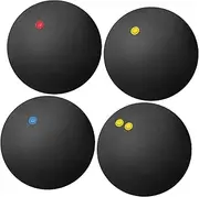 YARNOW 4pcs High Elasticity Squash for Training Decorative for Indoor Racket Sports Reflexes Strength Flexibility Fun Workouts