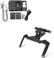 Motorcycle Navigation Bracket Motorcycle Phone Holder Navigator Plate Bracket for Forza 350 for Forza-350 2020 2021 Phone Mount (Color : 5)