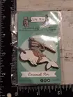 La Ru Enamel Pin - Robot Riding Narwhal BRAND NEW Xy