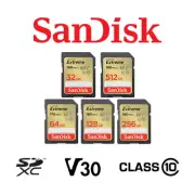 Sandisk SD Extreme 32GB 64GB 128GB 256GB 512GB Memory Card for Nikon Canon Sony