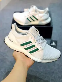 在飛比找Yahoo!奇摩拍賣優惠-Adidas Ultra Boost UB 白綠 透氣 緩震