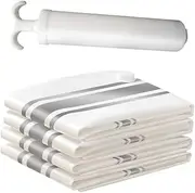 LOLIPPYY 1 Set Vacuum Storage Bags Space Saver Pouches for Clothes Bedding and Household Organization