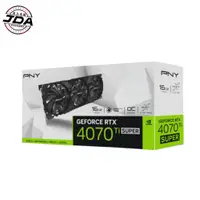 在飛比找蝦皮購物優惠-捷大電腦 PNY RTX 4070Ti SUPER  16G